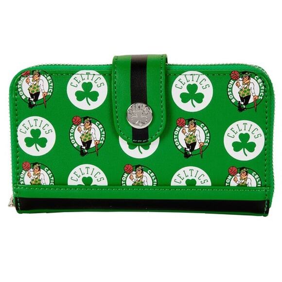 NWT NBA Boston Celtics Logo Zip Around Wallet - Picture 1 of 5